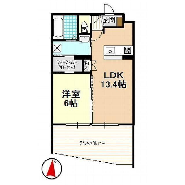 棒屋第16住吉ハイツ 102号室 間取り