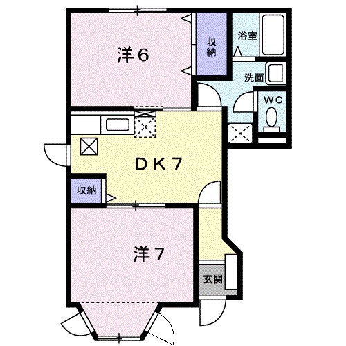 プリティヴィラ 間取り図