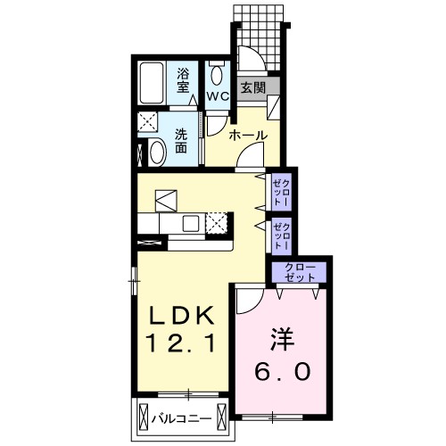 サンライズⅠ 間取り図