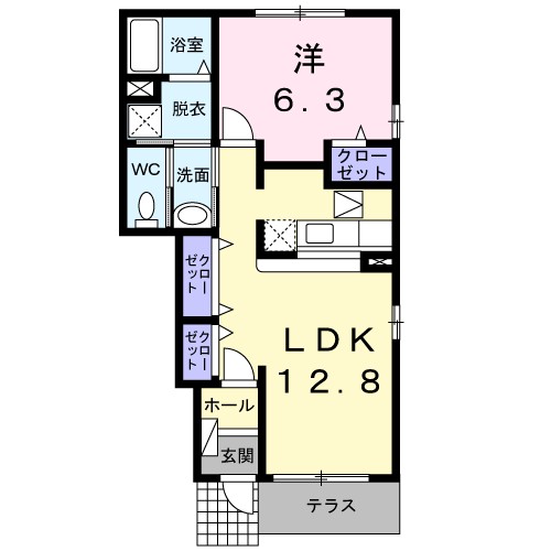 サンライズⅡ 間取り図