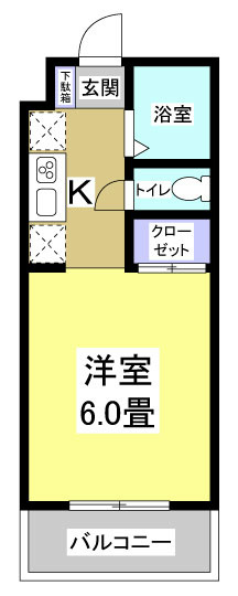 コスモス24 間取り図