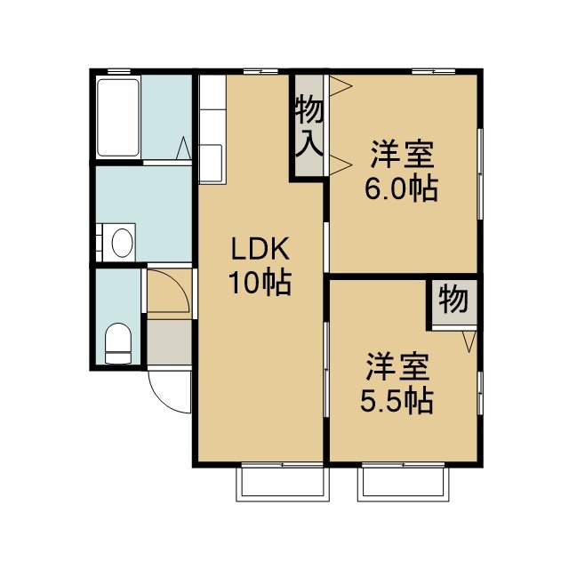 エスポワールさなる 間取り図