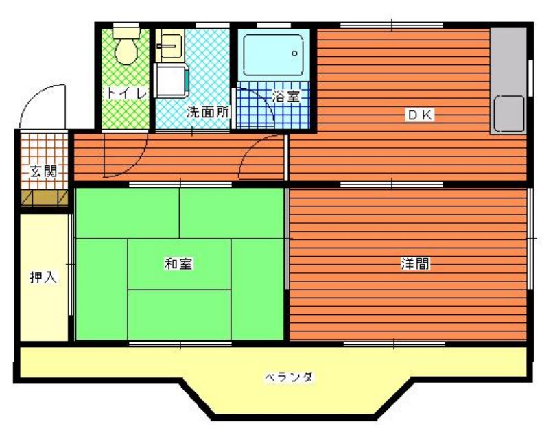 タートルハイム 間取り図