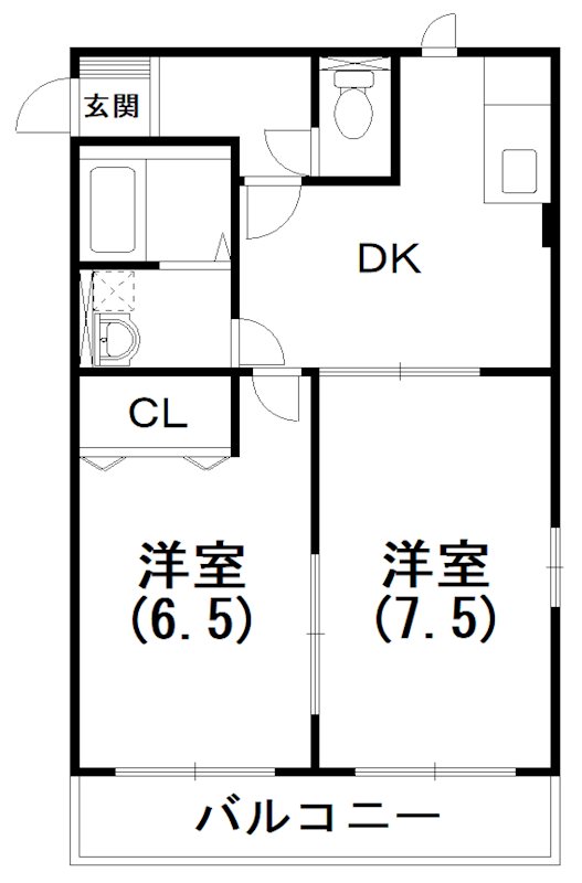 ティアラⅤ 間取り図