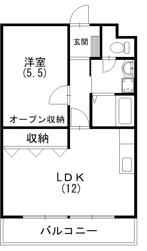 マンション池之内 間取り図