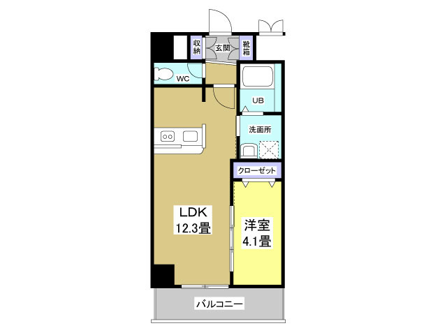 M'sDreamⅩ 502号室 間取り