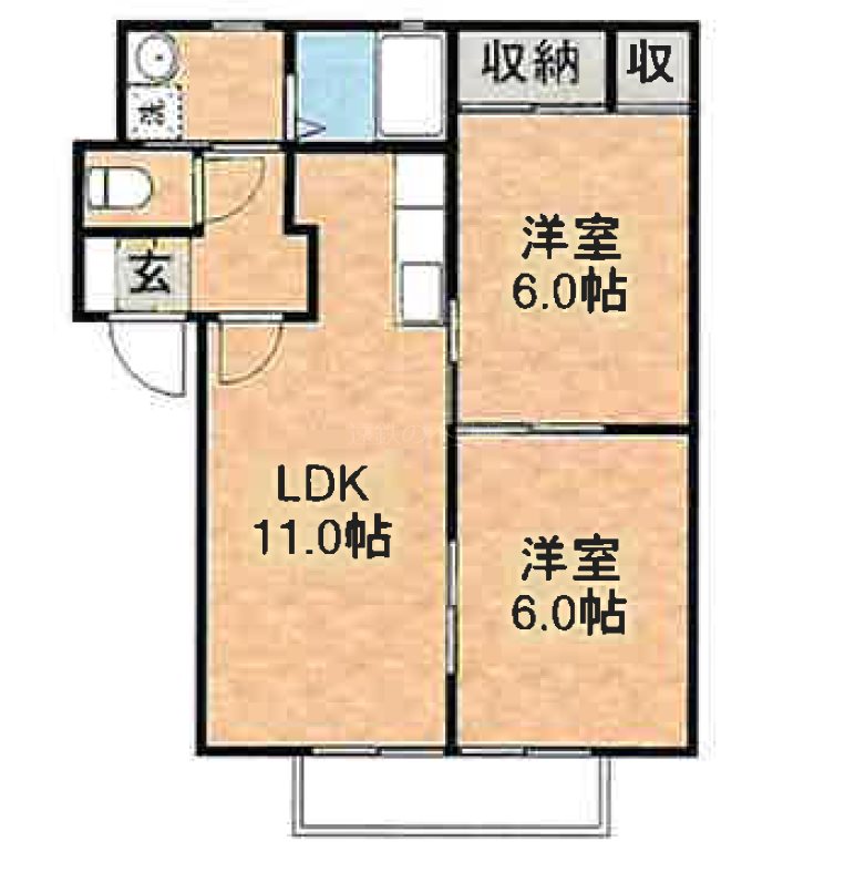 ピアースⅠ 間取り図