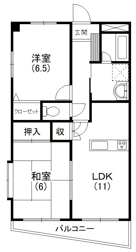 フェリス南平 間取り図