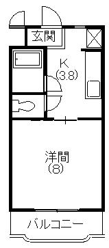 サンアベニューⅠ 間取り図