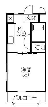 サンアベニューⅠ 間取り図