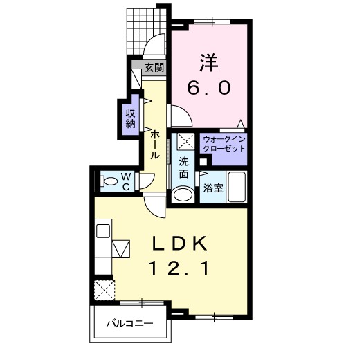 ラメール　Ⅰ 間取り図