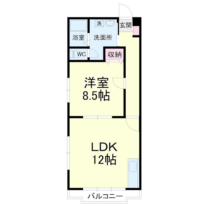 フォンテーヌ 間取り図