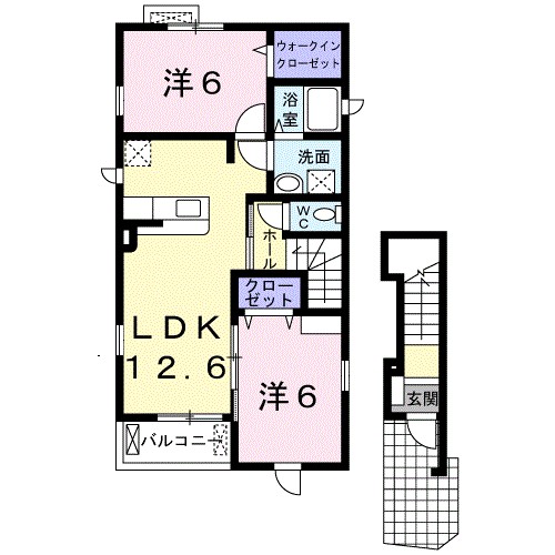 ガルボ　パーチェ 間取り図