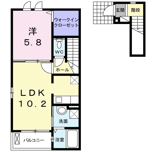 カムル　リヴェール 間取り図