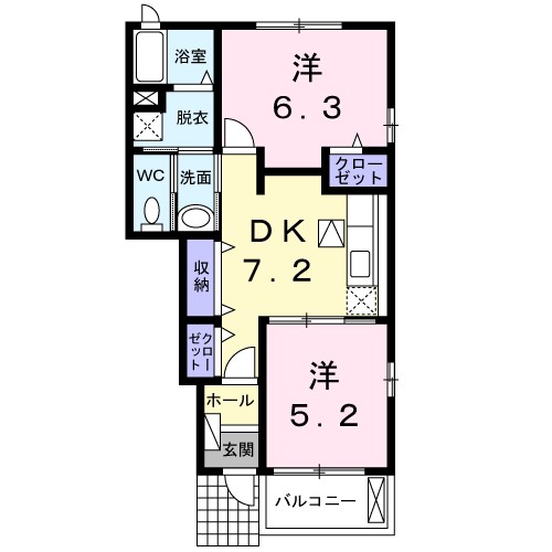 プリムローズ 間取り図