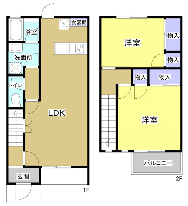 はなみず木 E号室 間取り