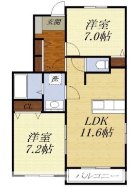 レイテスト カルミア 間取り図