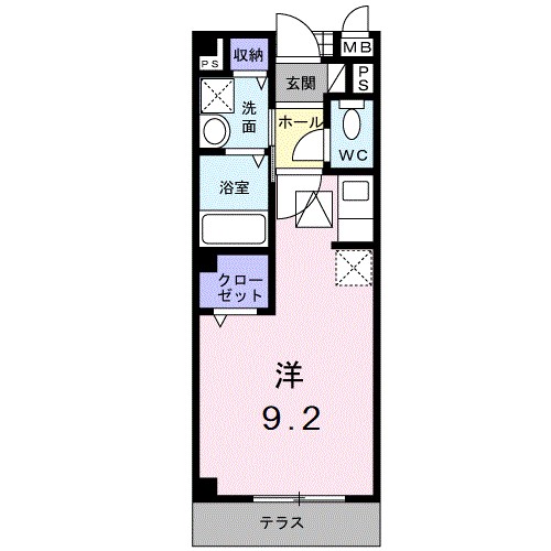 レーベンⅡ 間取り図