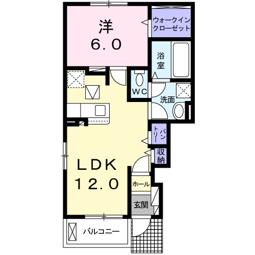 ホルツ　タウン　Ｂ 間取り図