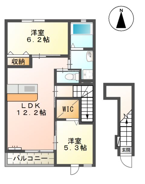 エルドラード磐田 間取り図