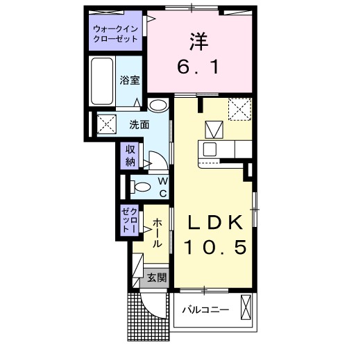 アテナ　Ｂ 間取り図