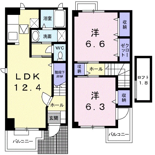 ロヴェール 間取り図