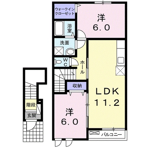 ル・シュマン 間取り図