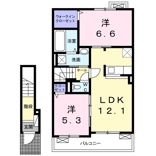 ウニコ　ルウォーゴ 間取り図