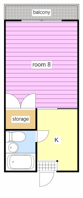 コーポ山下 間取り図