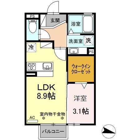 メイプルＤ  間取り図