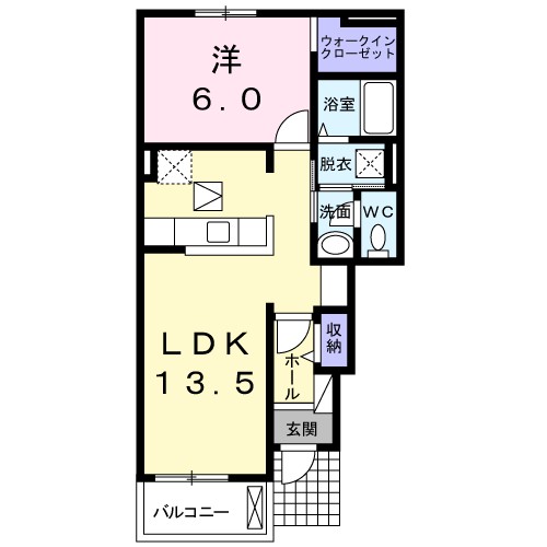 カンパーニュ和 間取り図