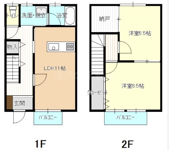 サンクレアⅠ 間取り図