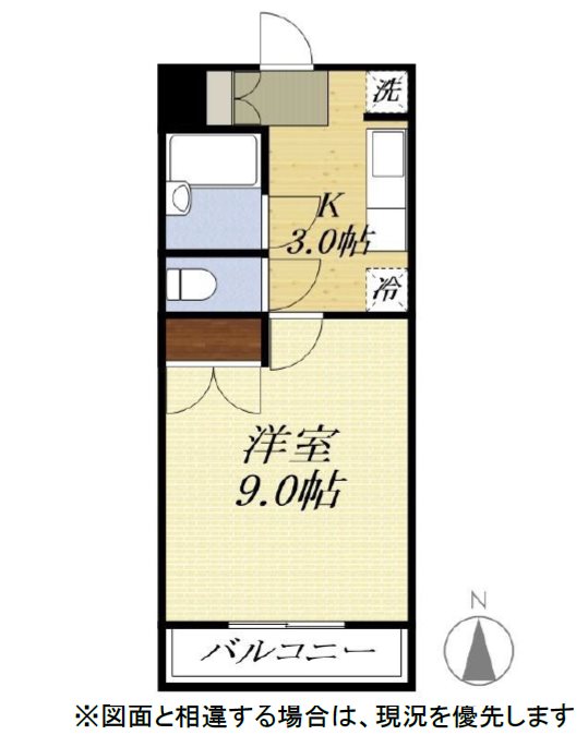 ヴィラ楠の宮Ⅱ 間取り図