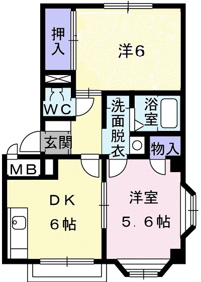 アルビオンＡ 間取り図