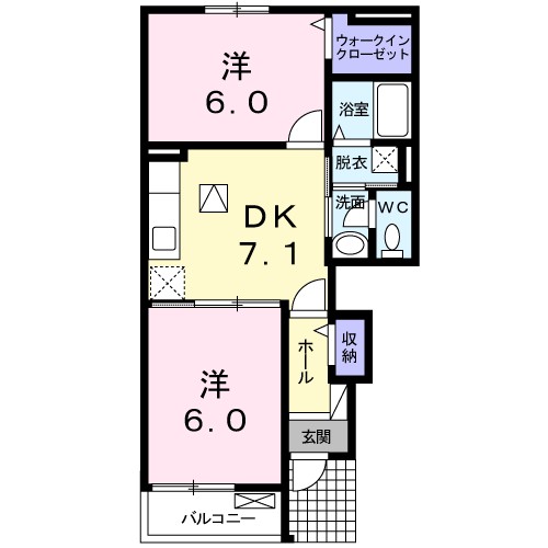 ル・シュマン 間取り図