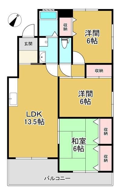 エスポワール佐鳴台 間取り図