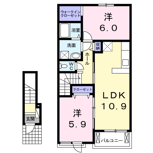 ｔａｃｈｉｂａｎａ 間取り図