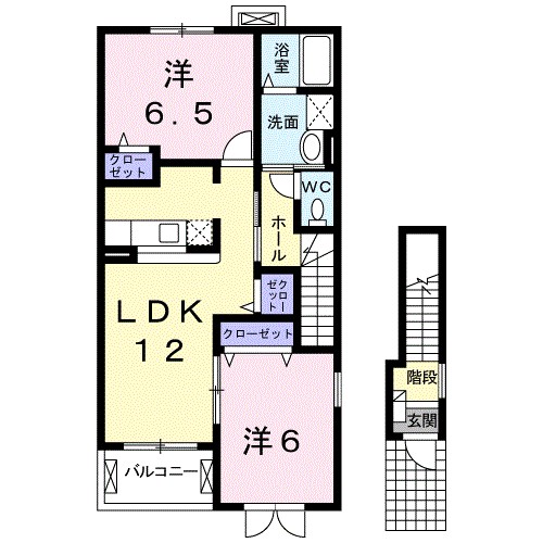 あすなろＢ 間取り図