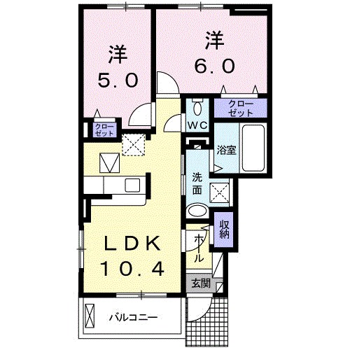 エクセルＪⅢ 間取り図