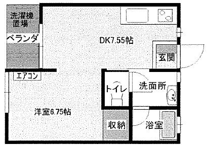 サンライズⅤ 間取り図