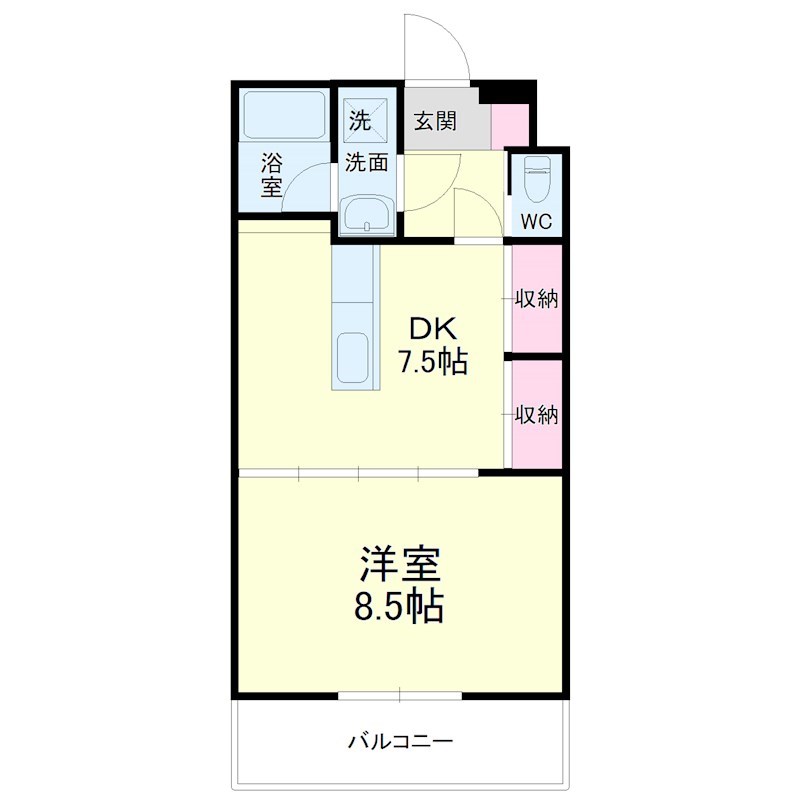 セントジョセフＡ 間取り図