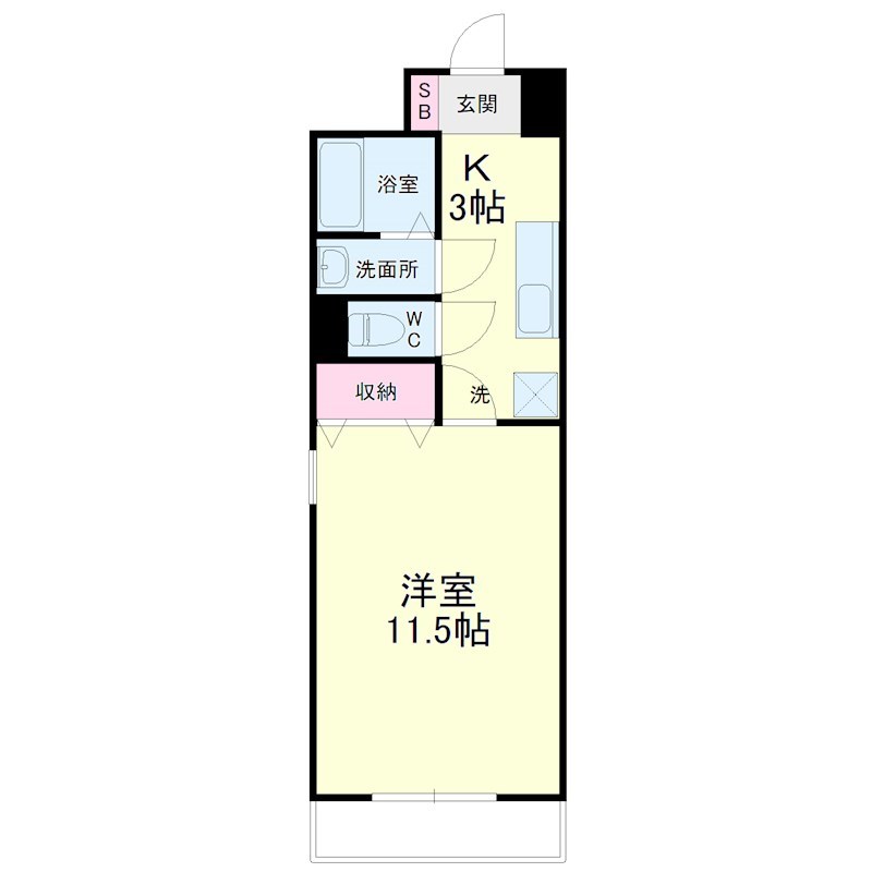 モンレーヴ葵東Ⅱ 間取り図