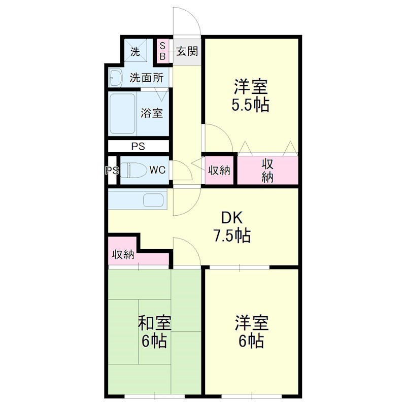 ランドRファースト 間取り図