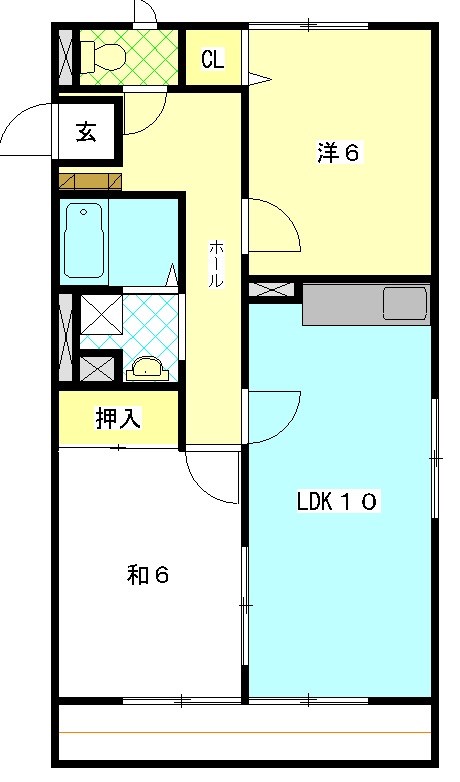 エスコート 間取り図