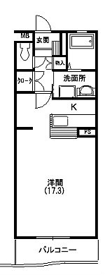 サンアベニューⅥ 間取り図