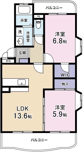 アンシャンテ 間取り図