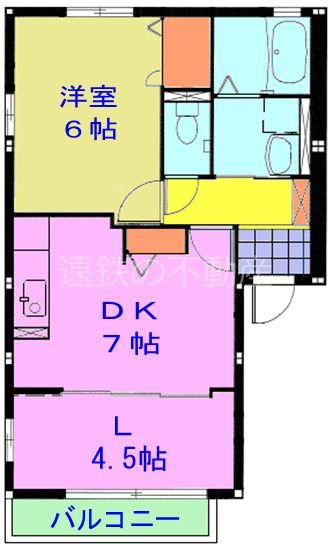 メゾンフローラ 間取り図