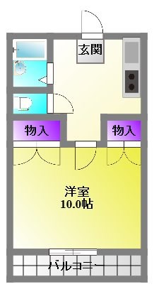 コーポT＆U 間取り図