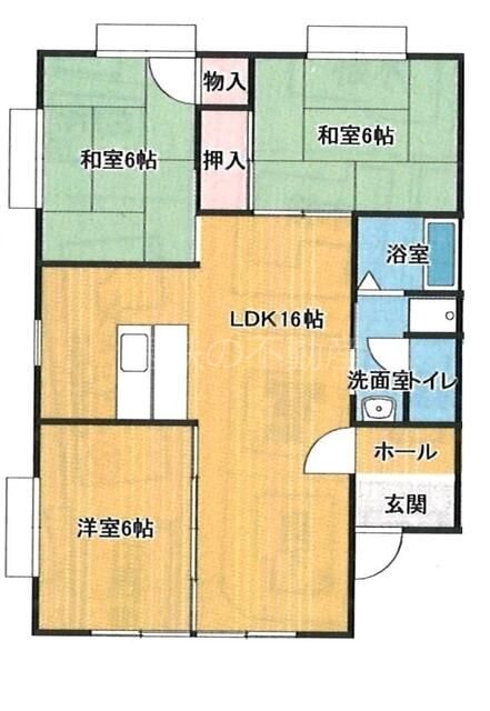 セジュール蜆塚 間取り図