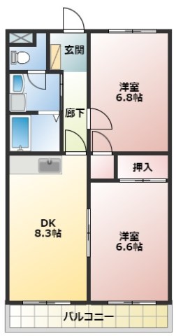 マンションアルボ 間取り図